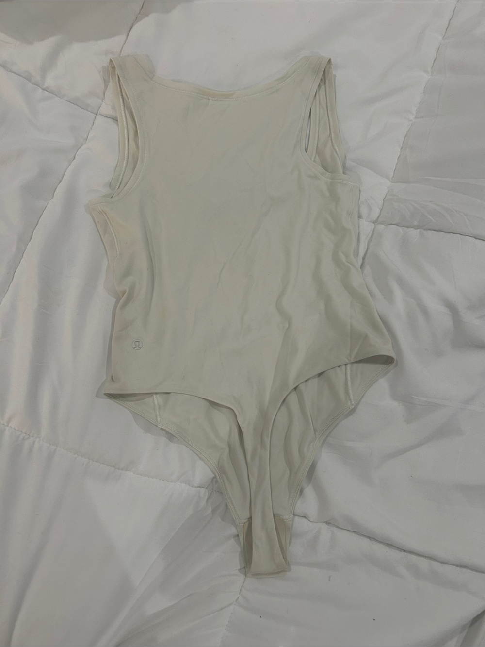 lululemon athletica Cream Tank Bodysuit